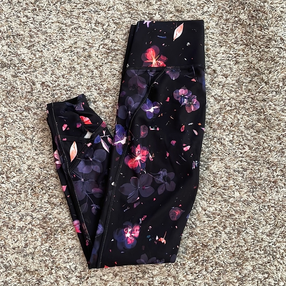 6/6x girls floral leggings, all in motion brand